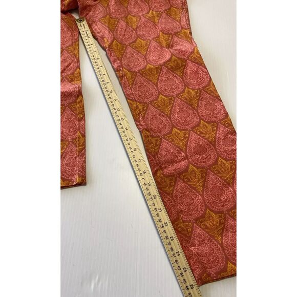 Spartina 449 Maren Pull-On Pants Womens XL Mid Rise Boho Paisley Stretch Casual - Picture 6 of 11